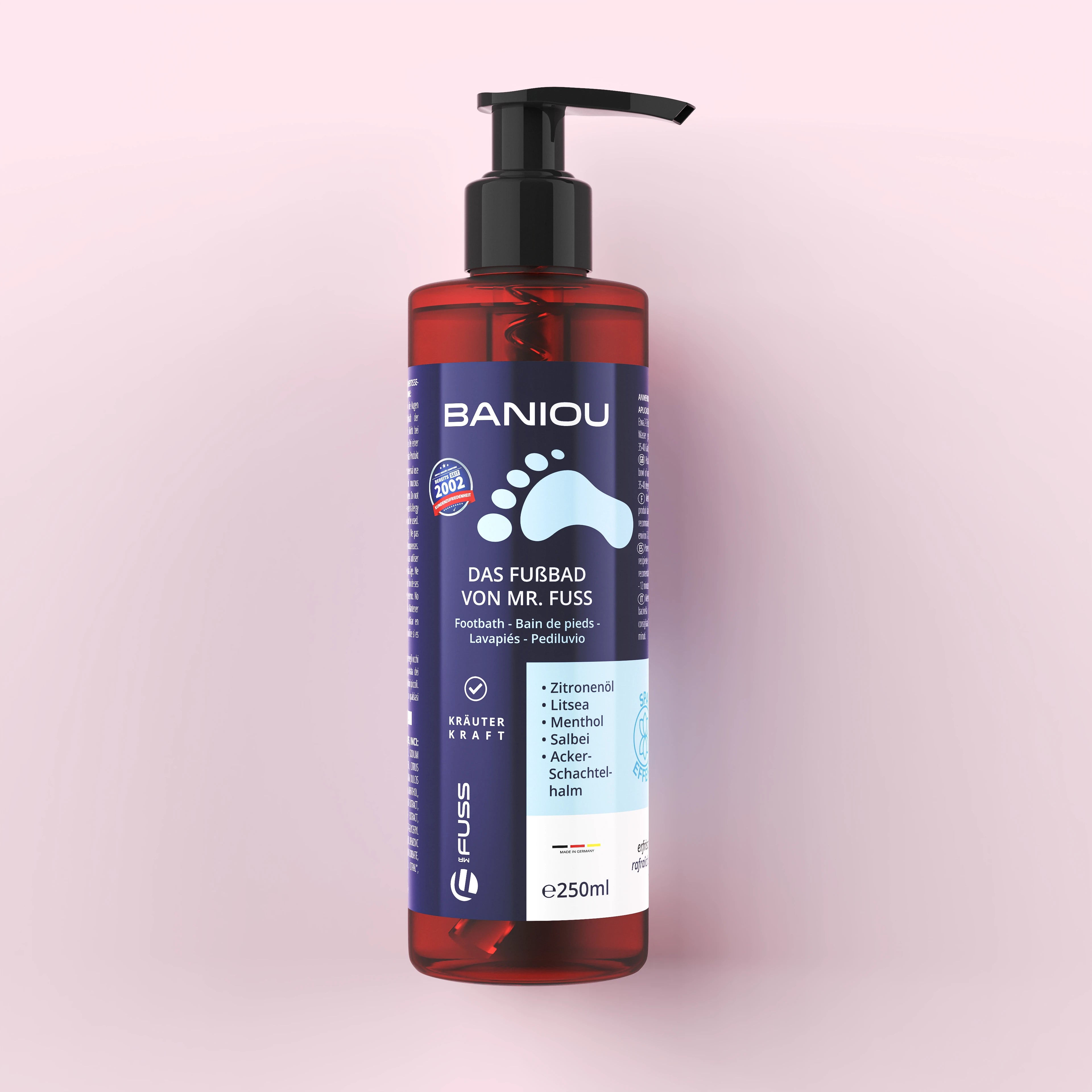 BANIOU il pediluvio di Mr. Fuss - 250ml