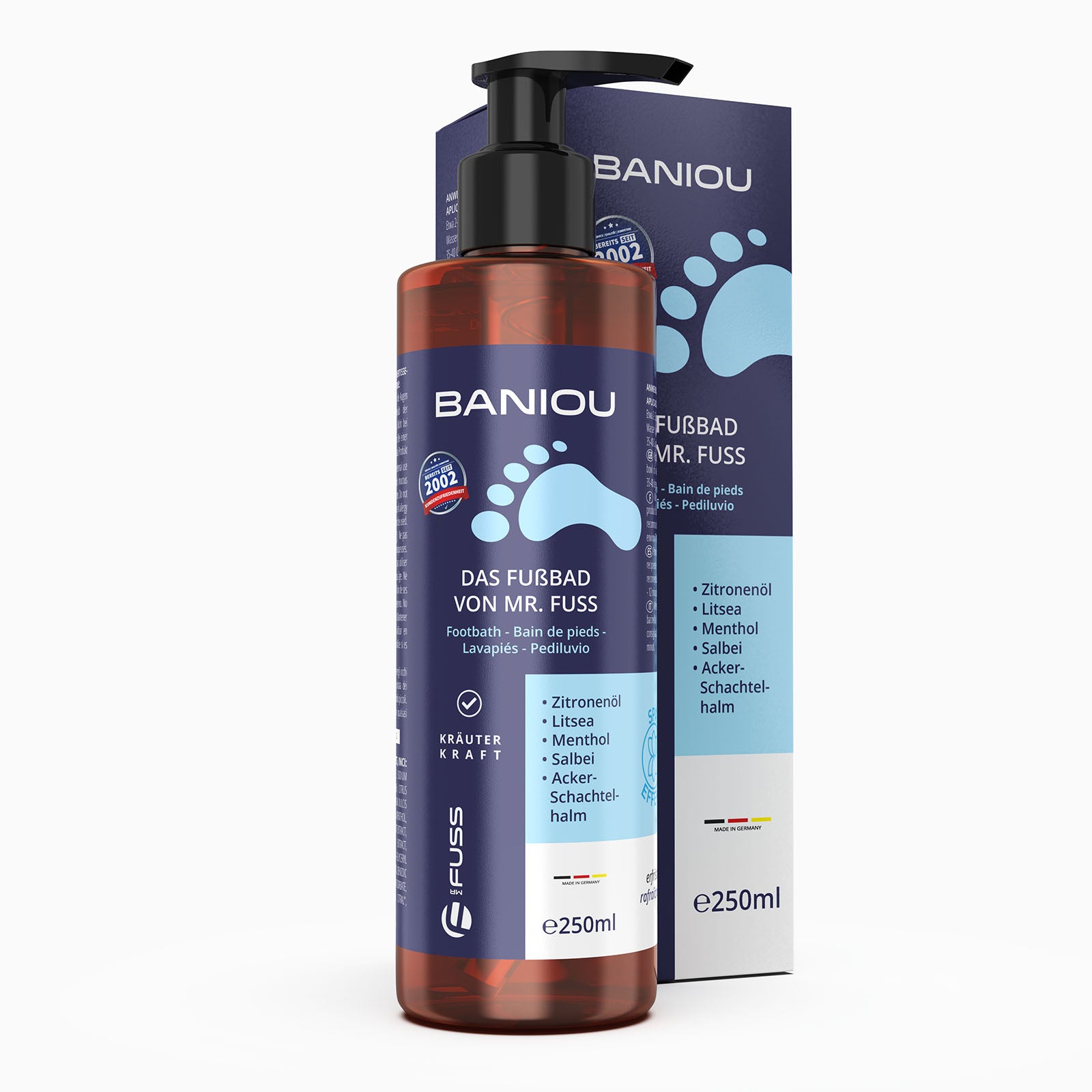 BANIOU das Fußbad von Mr. Fuss - 250ml