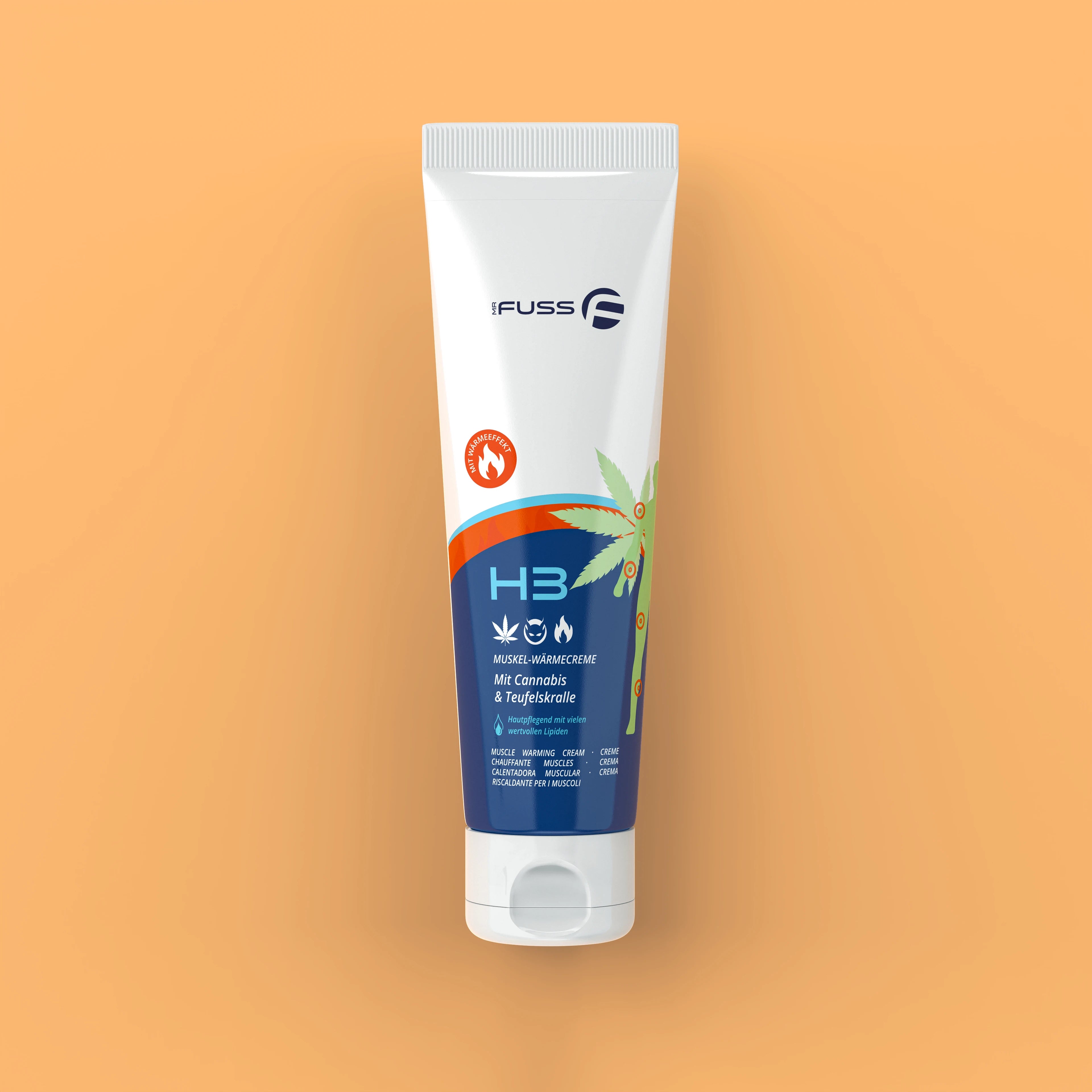 H3 Crema Riscaldante Muscolare con Cannabis & Artiglio del Diavolo 100ml