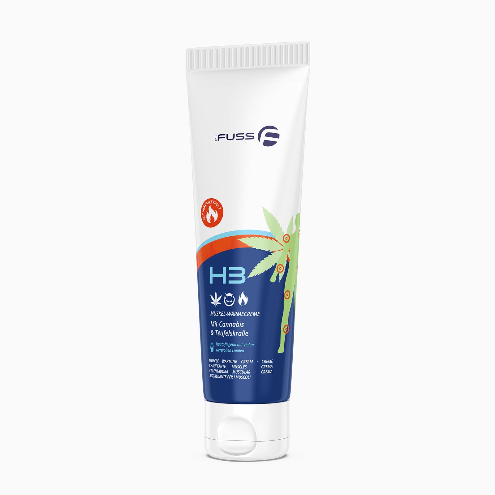 H3 Muskel-Wärmecreme mit Cannabis & Teufelskralle 100ml