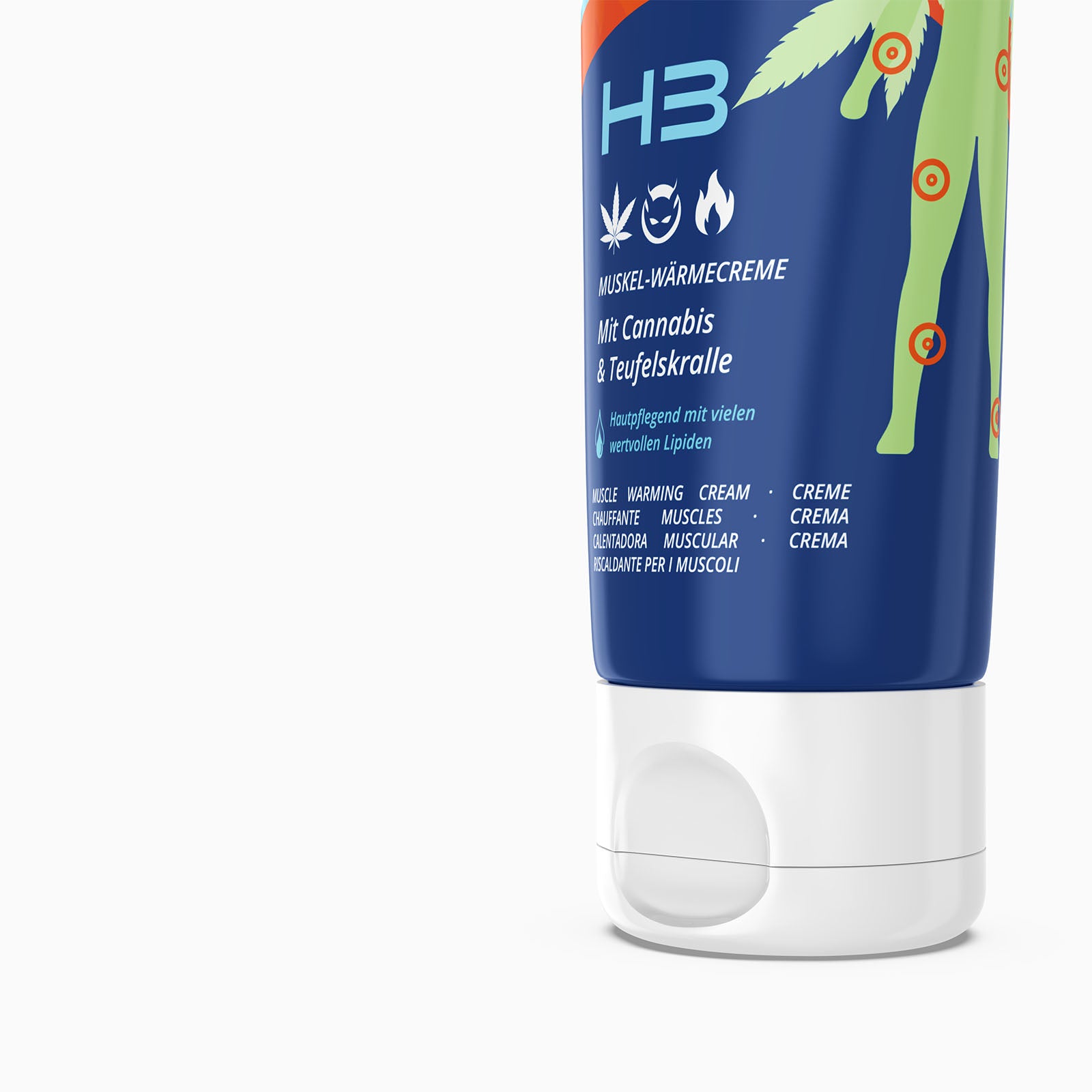 H3 Muskel-Wärmecreme mit Cannabis & Teufelskralle 100ml