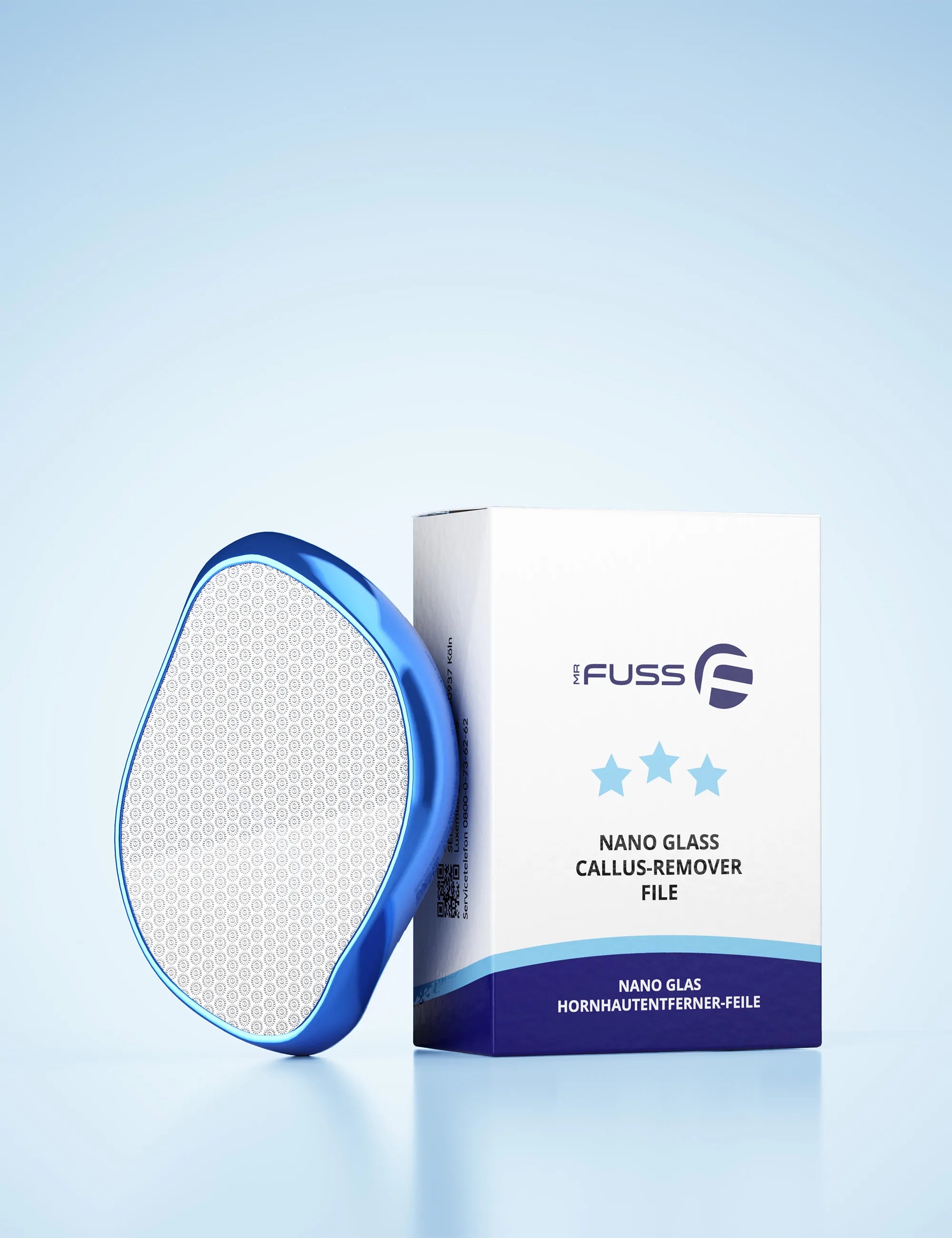 Nano Glas - 2 in 1 Hornhautentferner Feile