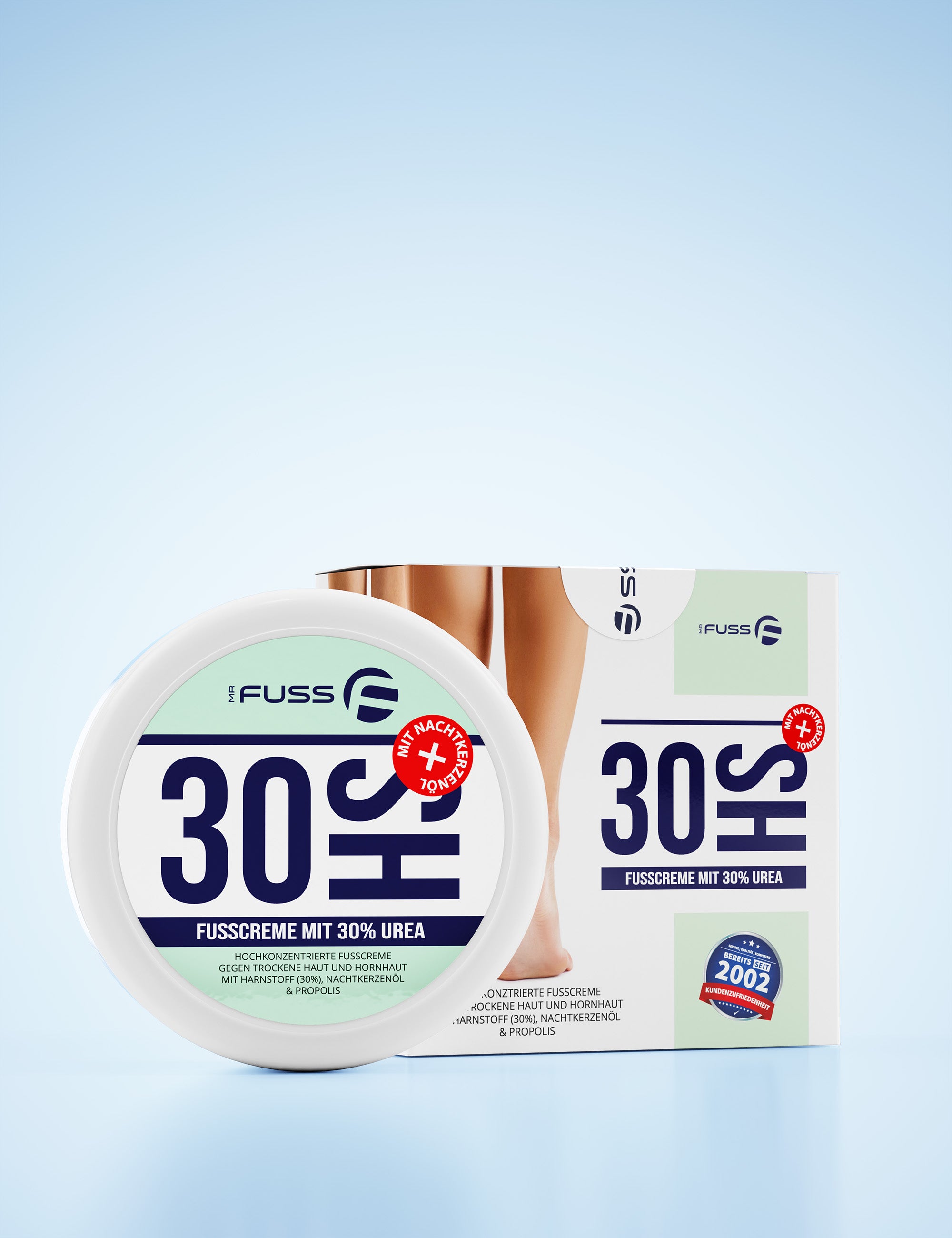 30HS - Crème pour les pieds à 30% d'urée - 200ml