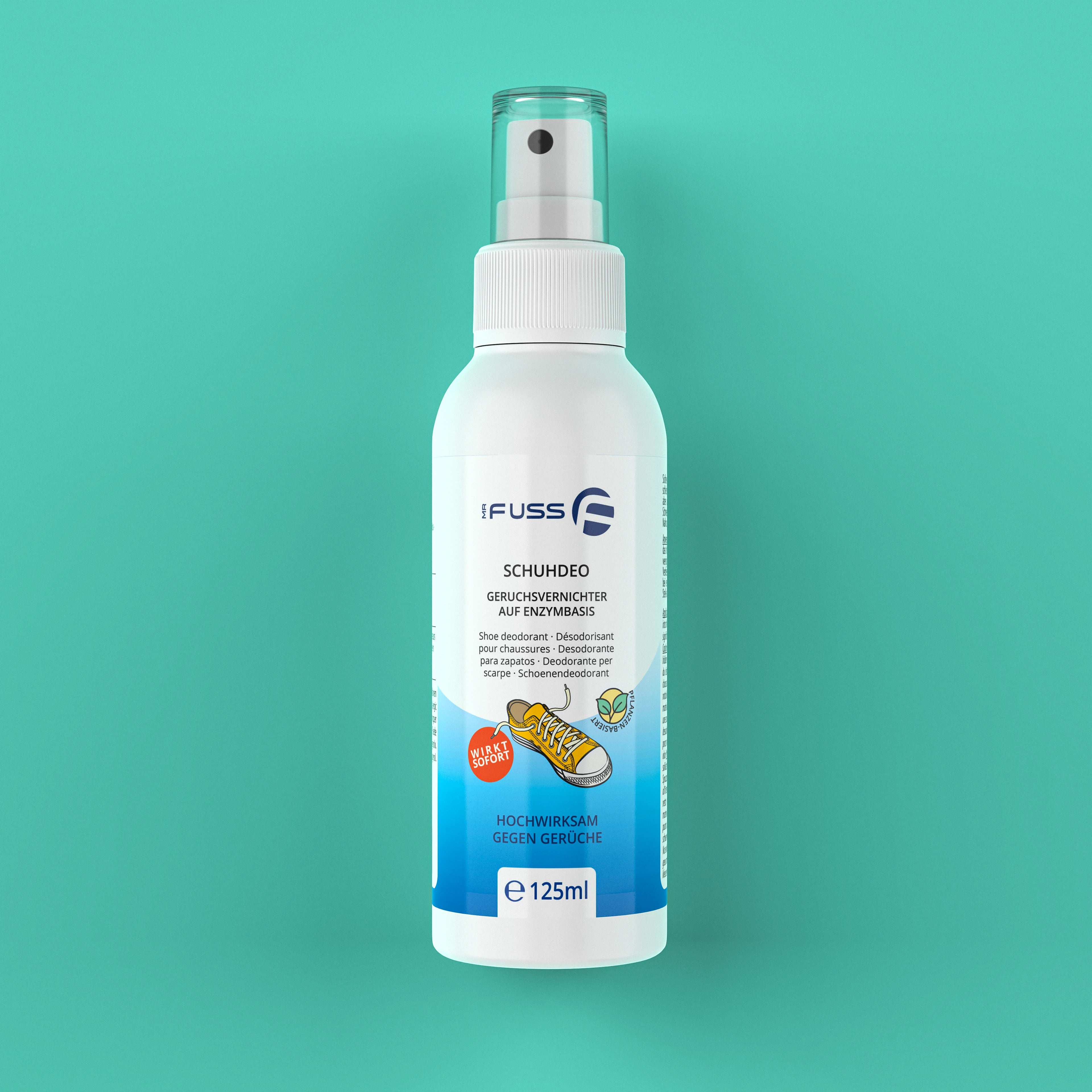Mr. Fuss Schuhdeo Geruchsvernichter auf Enzymbasis - 125ml