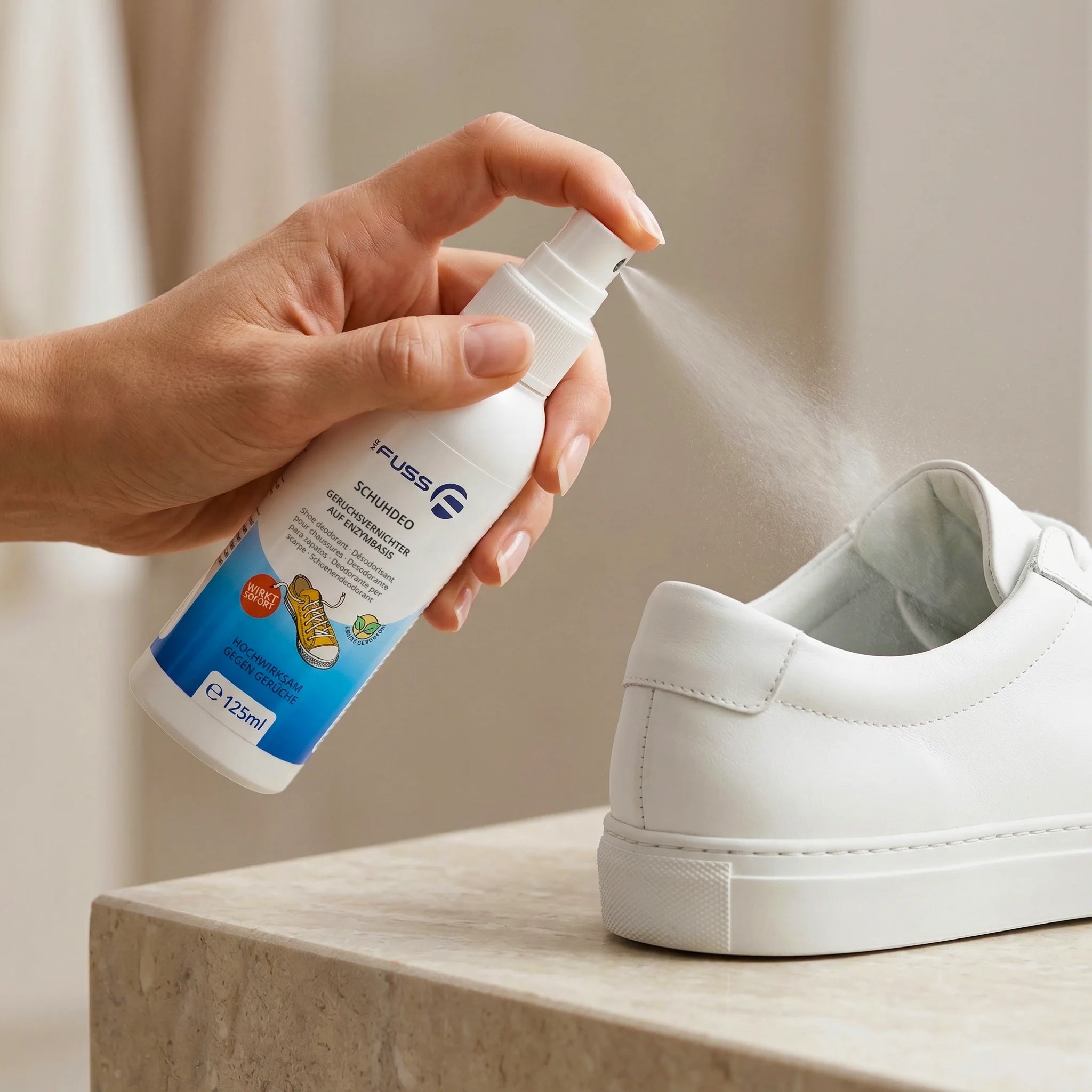 Mr. Fuss Schuhdeo Geruchsvernichter auf Enzymbasis - 125ml