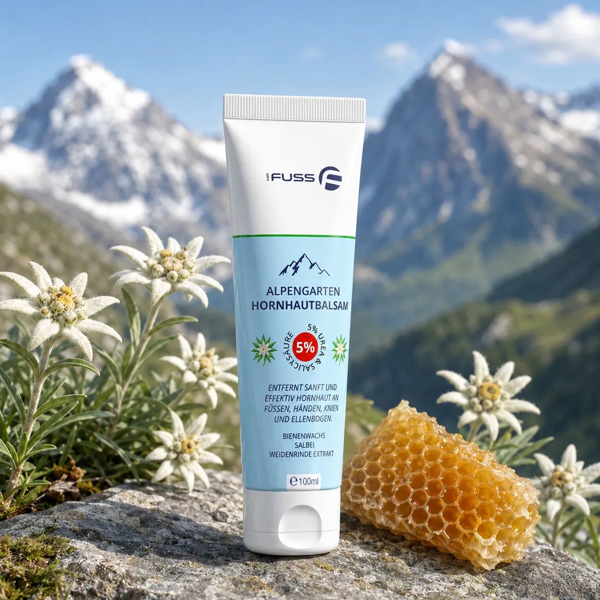 Mr. Fuss Alpengarten Bálsamo para Callosidades - 100ml