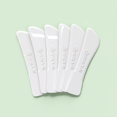 Hornhautschieber aus Kunststoff – 6 Stück