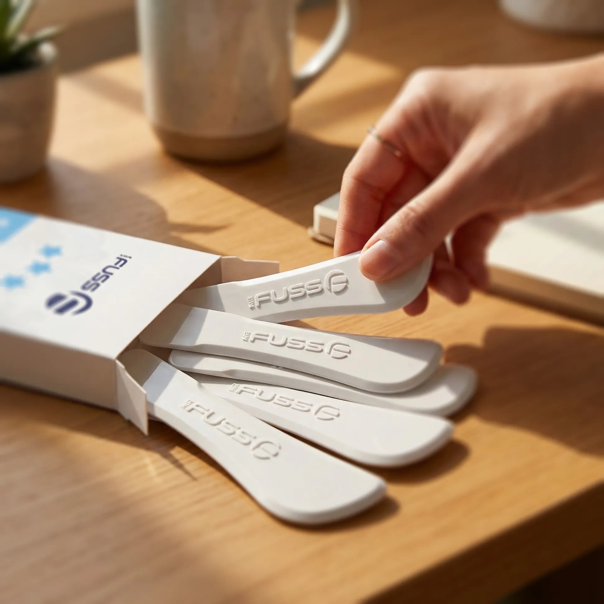 Hornhautschieber aus Kunststoff – 6 Stück